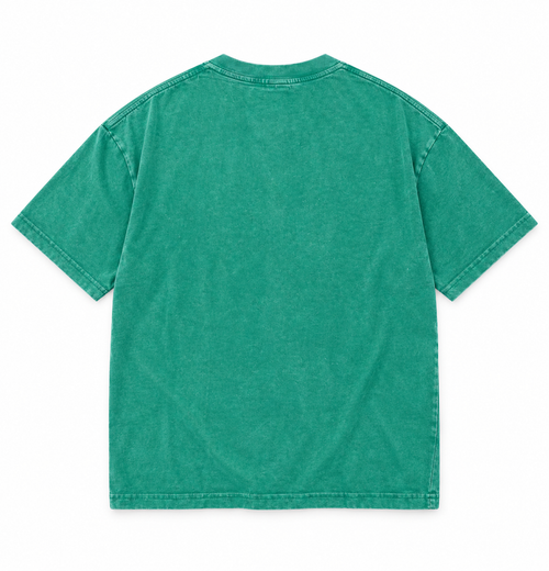 Green Lets Fckn Go shirt — back white